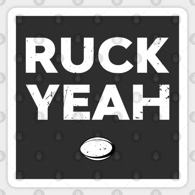 Rugby Forwards Ruck Yeah Rugby Fans Sticker by atomguy